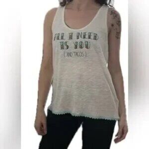 Brand new with tags super cute summer top tank top or drummers sleeveless tee